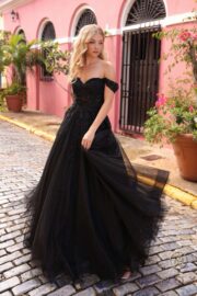 Ball Gown Tulle Material, Sweetheart Off Shoulder straps, Lace Up back! - Image 3