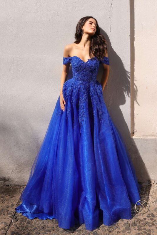 formal dresses in wilmington nc Jovani 40402 Prom Dress - Red Print main image 1