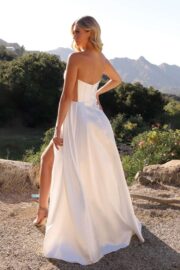 Strapless Bustier Corset A-line Wedding Dress - Image 2