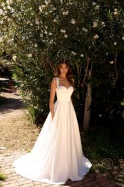 Sweetheart Corset Top A-line Wedding Gown