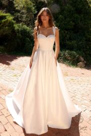 Sweetheart Corset Top A-line Wedding Gown - Image 3