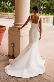 Sweetheart Neckline Corset Mermaid Wedding Gown - Image 2