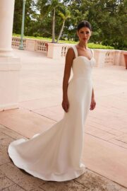 Sweetheart Neckline Corset Mermaid Wedding Gown - Image 3