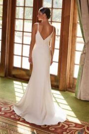 Sweetheart Neckline Wedding Gown With Sequin Jacket - Image 4