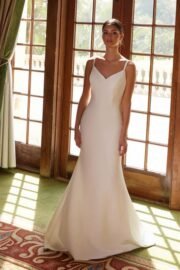 Sweetheart Neckline Wedding Gown With Sequin Jacket - Image 5
