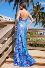 RADIANT FULL SEQUIN LONG DRESS WITH SEMI TRAIN - Image 8