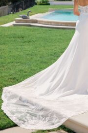 Sweetheart Neckline Embroidered Mermaid Wedding Dress - Image 5