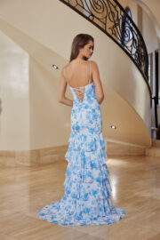 LONG FIT AND FLARE CHIFFON MATERIAL AND THIN STRAP - Image 5