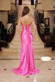 STRAPLESS FEATURING A BOW LIKE BUST LINE ILLUSION KEY HOLE - Image 10
