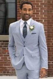 OXFORD BLUE STRETCH SUIT