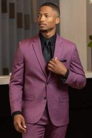 VIOLET STRETCH SUIT