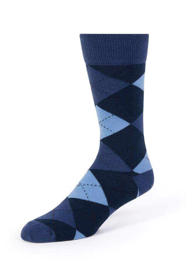 640x960_patterned-socks-navy-argyle-XPNA NAVY ARGYLE SOCKS - Image 1