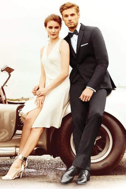 SLIM FIT BLACK BERKELEY TUXEDO