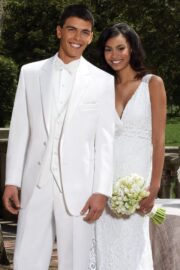 WHITE TROY TUXEDO