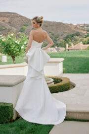 STRETCH SATIN STRAPLESS MERMAID SWEETHEART NECKLINE - Image 5