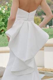 STRETCH SATIN STRAPLESS MERMAID SWEETHEART NECKLINE - Image 4