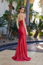 STRAPLESS SWEETHEART UNIQUE DESIGN BUSTLINE WITH APPLIQUE - Image 7