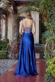 PLUNGING V NECKLINE SPAGHETTI STRAPS AND A SHEER WAISTLINE - Image 3