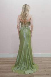 KEY HOLE BODICE SWEETHEART BUSTLINE WITH A SHEER WAISTLINE - Image 2