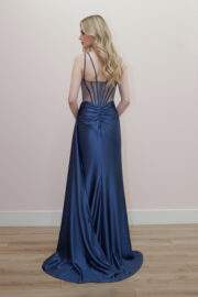 FIT AND FLARE SWEETHEART BUSTLINE AND BONED WAISTLINE - Image 5