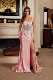 FULL SEQUINED FLOWER DESIGN EMBROIDERY BODICE AND TRAPS - Image 7