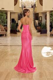 PLUNGING V NECKLINE BEADED EDGES BONED WAISTLINE - Image 10